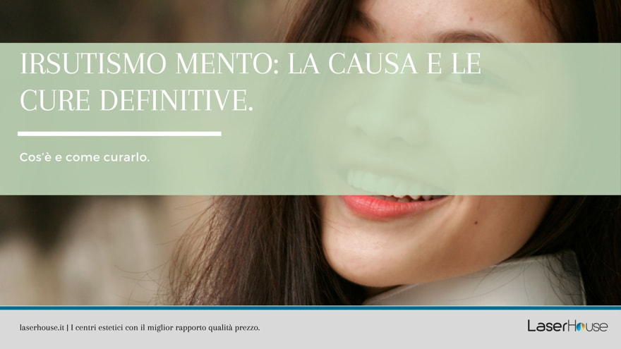 La causa e le cure definitive per l'irsutismo nel mento