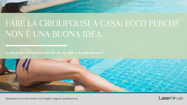 Fare la criolipolisi a casa è una buona idea?