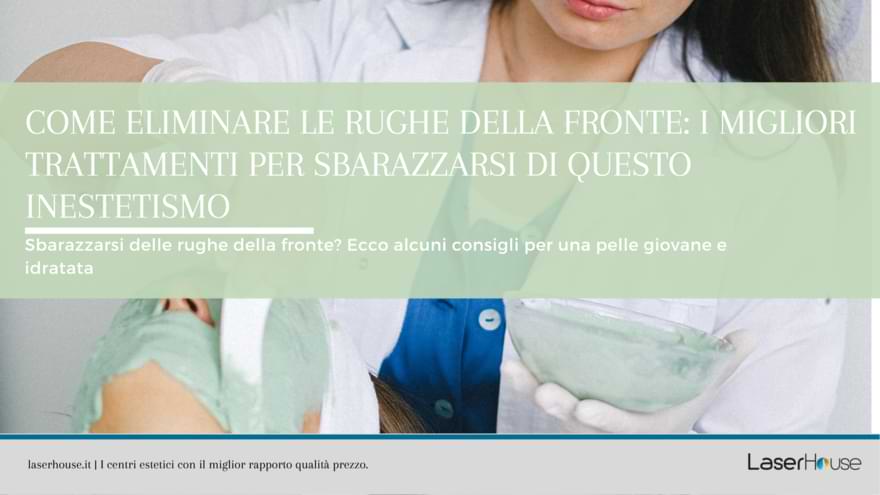 come eliminare le rughe della fronte