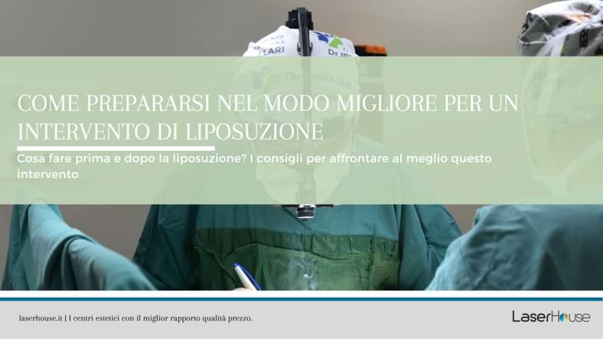 come prepararsi per un intervento di liposuzione